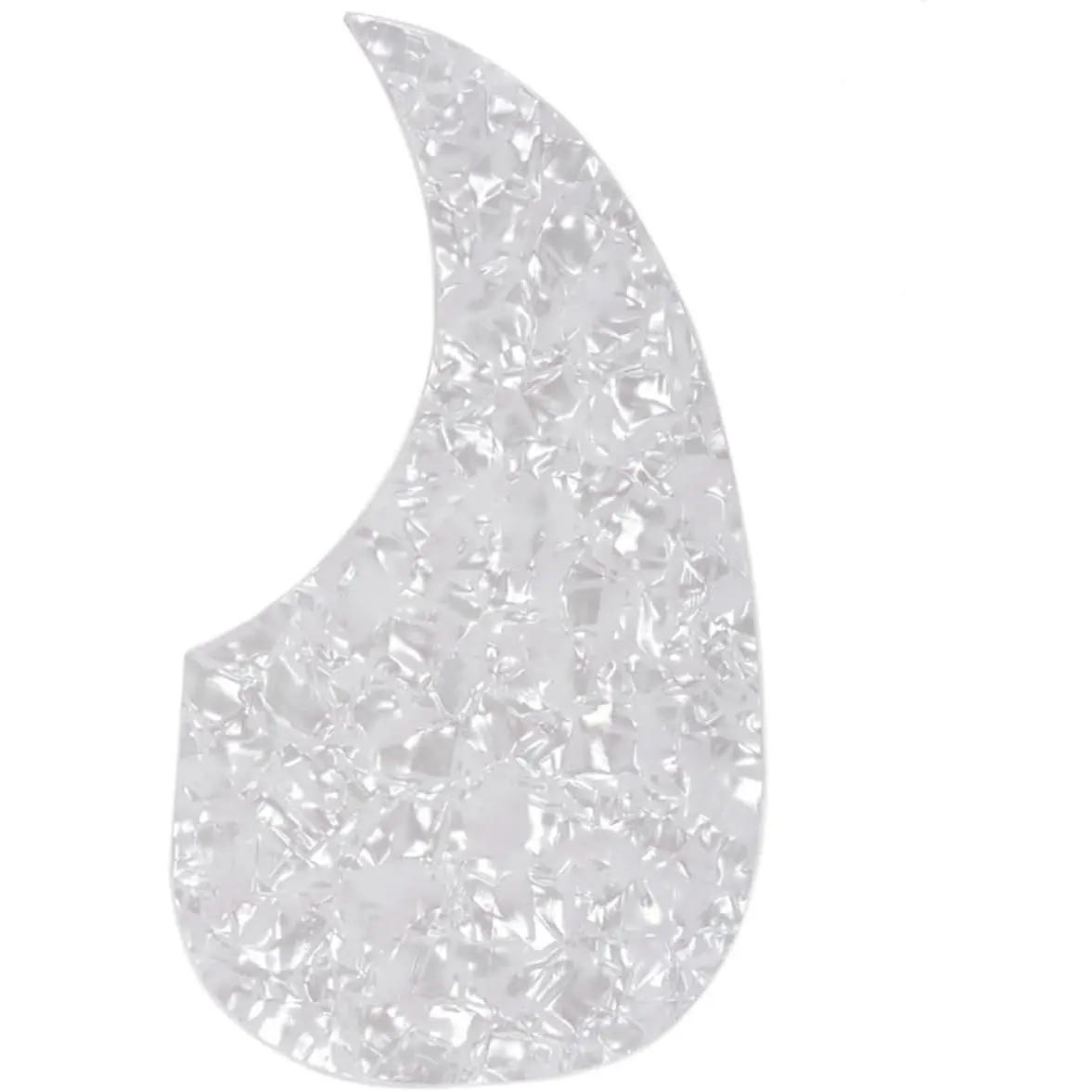 Oversize Acoustic Guitar Self-adhesive Pickguard for Martin D28 Style guitar, White