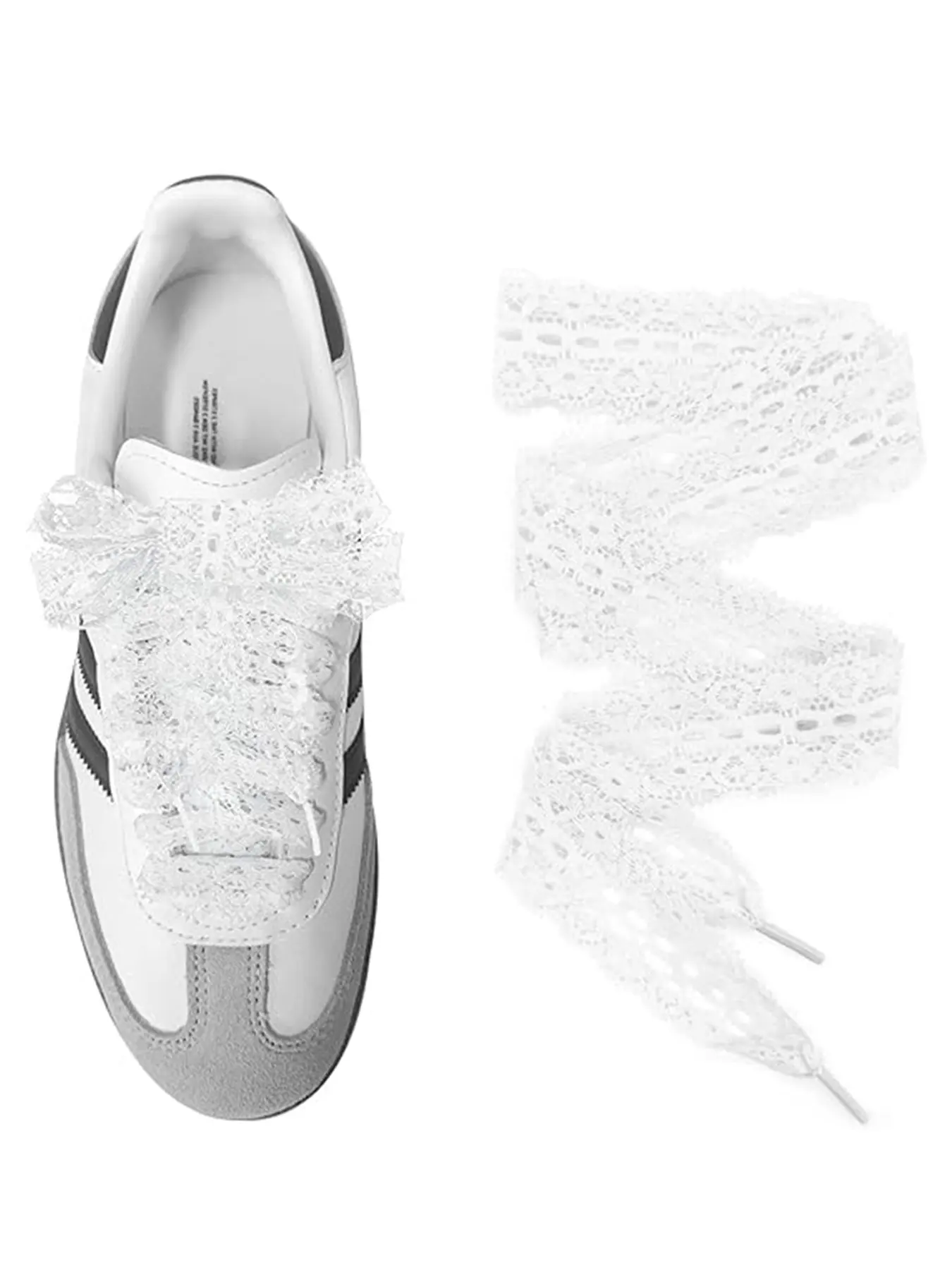 Solid Color Lace Shoelaces, Ladder Laces, Fashionable Shoes Laces for Women's Sneakers, Casual Shoes Accessories for Outdoor Sports, Footwear Lace, Shoe Strings For Sneakers