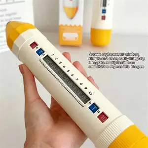 Cartoon Pencil Shape Math Learning Pen, Multiplication Table Toy, Rotating Digital Window, Fun Arithmetic Tool, Early Education Aid