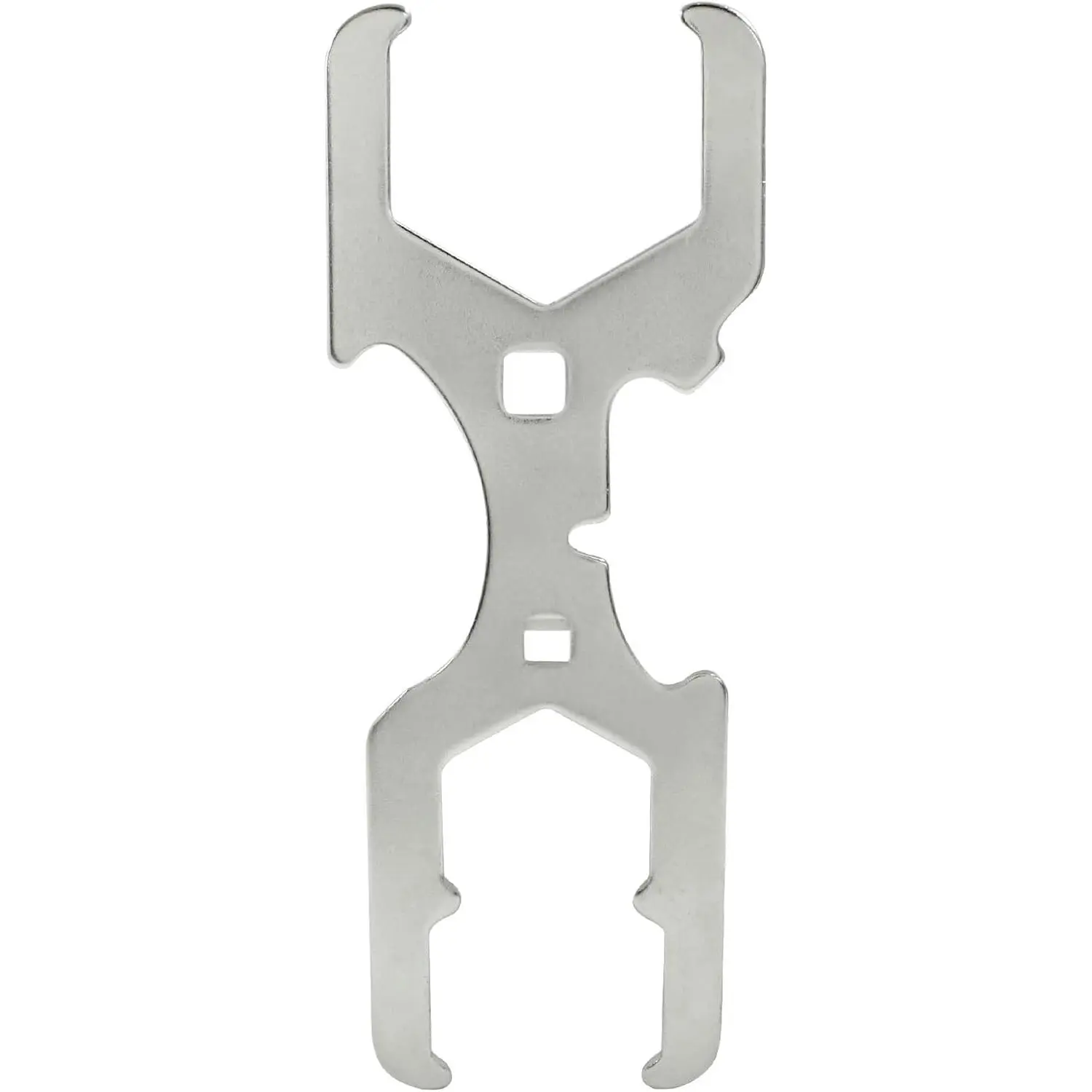 3 Way Plumbers Wrench, Sink Drain Wrench Fits /4 Inch, 2 Inch, 2-1/2 Inch Nuts, Basket Strainer Wrench Multifunction Plumbing Wrench for Installing, Locking Nuts