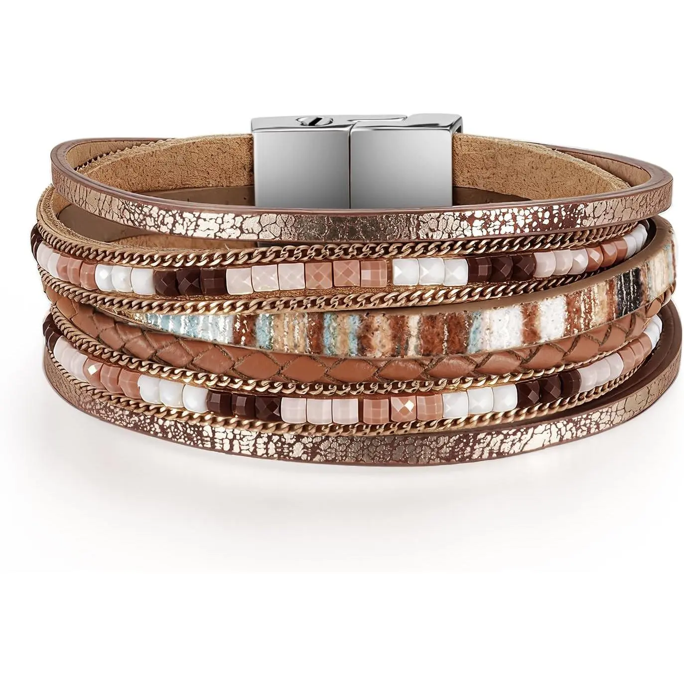 Urn Bracelet for Ashes Boho Cremation  for Ashes Stainless Steel Memorial Cremation Bracelet Ashes  for Women