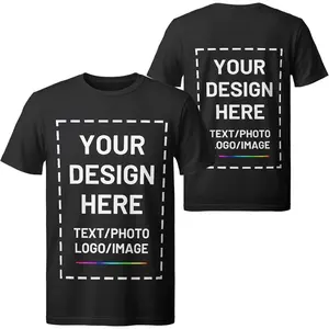 Custom T Shirts for Men Women, Personalized Shirts with Photo Logo Text, Customized T-Shirt Front & Back PrintGift.