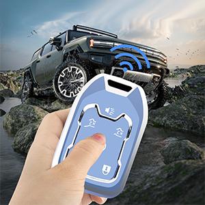 for GMC Key Fob Cover with Keychain, Soft TPU Full Protection Key Shell Key Case Compatible with Chevy Silverado Suburban Tahoe GMC Acadia Sierra Terrain Yukon,6-Button(Blue) for GMC Key Fob Cover with Keychain, Soft TPU Full Protection Key Shell Key Case Compatible with Chevy Silverado Suburban Tahoe GMC Acadia Sierra Terrain Yukon,6-Button(Blue)
