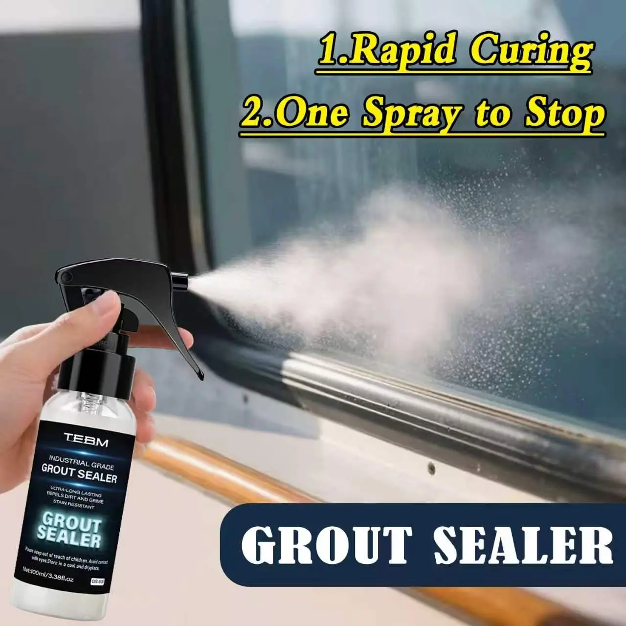 Anti-Leak Protective Coating Spray Easy Aerosol Spray-on Application for Fixing Water Seepage Pinholes and Surface Cracks