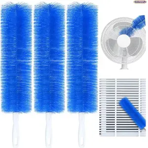 3 Pack Ceiling Fan Blade Cleaner Brush, Bendable Microfiber Duster for Dust Removal, Reusable Washable Fan Cleaning Tool, Flexible Dust Collector for High Ceiling Fans, Household Cleaning Supplies for Bedroom, Living Room, Kitchen and Office