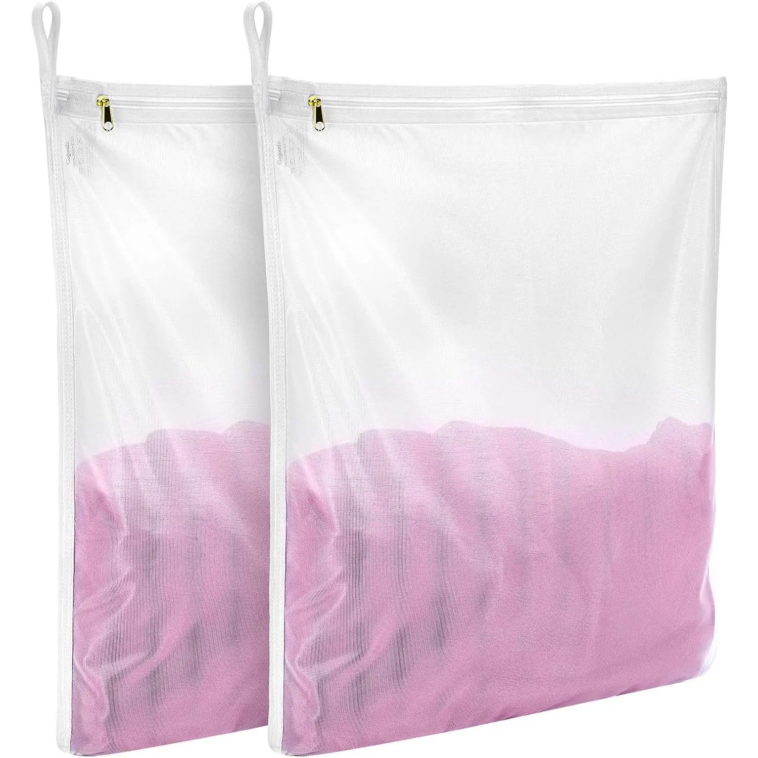 Delicates Laundry Bags, Fine Mesh Wash Bag for Lingerie, Underwear, Bra, Silk, Socks with Hanging Loop