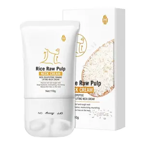 White Rice Peptide Firming and Lifting Neck Cream, 110g. Reduces wrinkles, firms and moisturizes, smooths and reduces neck lines. Suitable for all skin types. Korean skincare.