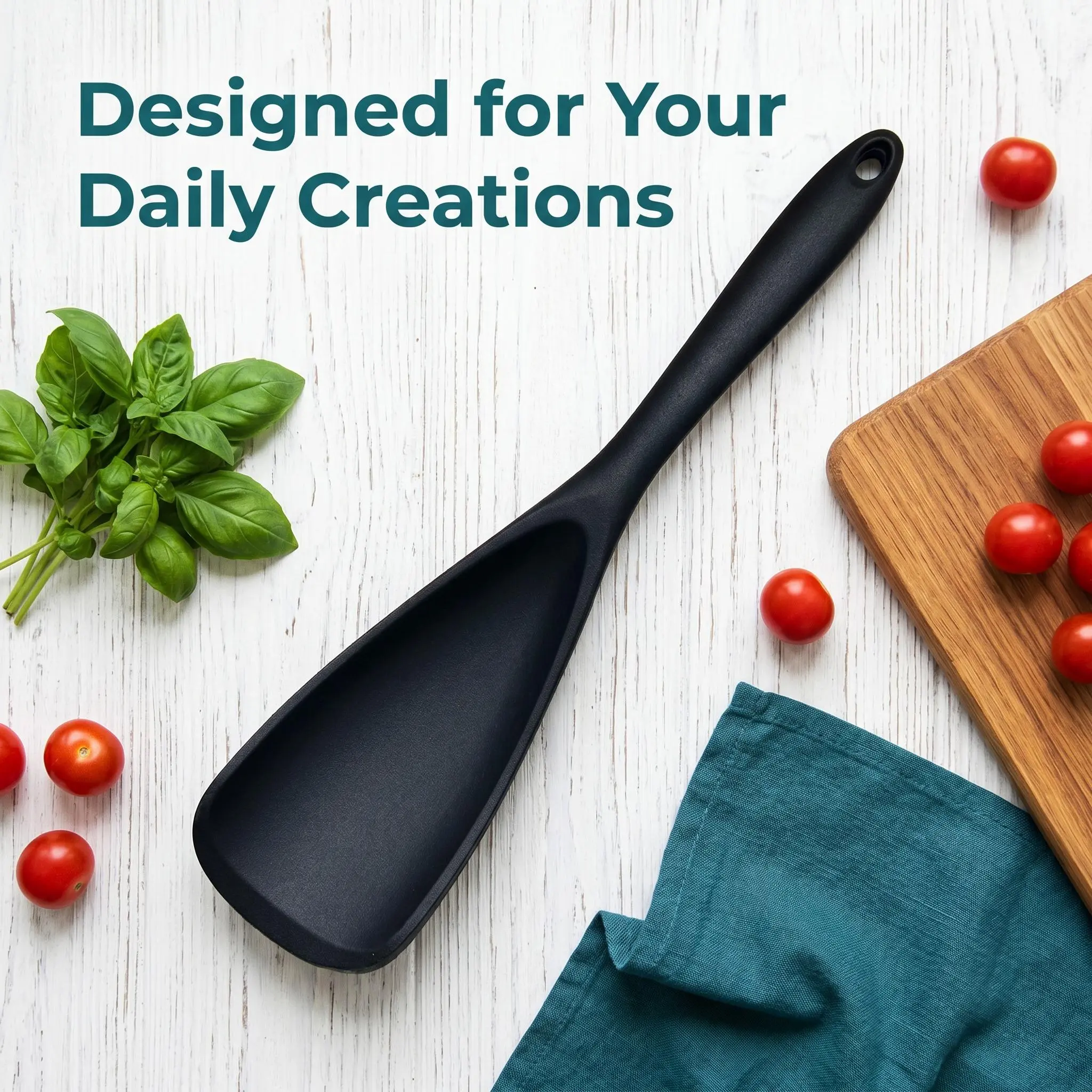 Multifunction Spatula Spoon,Cooking Spoons for Non stick Cookware,, One-Piece Design, Suitable for Scooping, Scraping, Serving and Mixing-YY1
