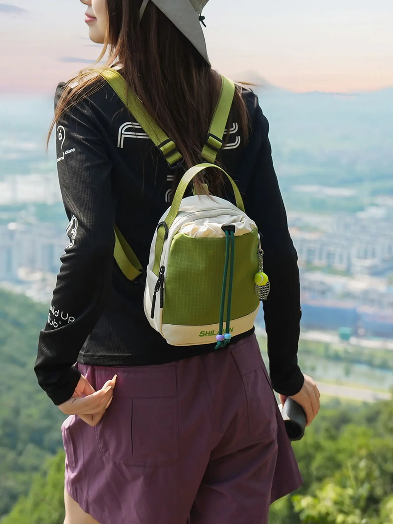 Outdoor Gingham Mini Backpack, Checkered Backpack, Durable Lightweight Design, Adjustable Straps, Multiple Carrying Options, Perfect for Daily Use & Hiking