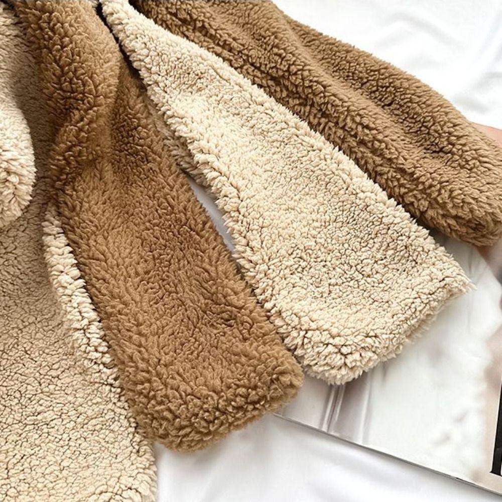 Unique 3 in 1 Bear Ear Plush Beanie Thickened Ear Protection Plush Scarf Hat Gloves Earmuffs Warm Fleece Scarves Hat Autumn