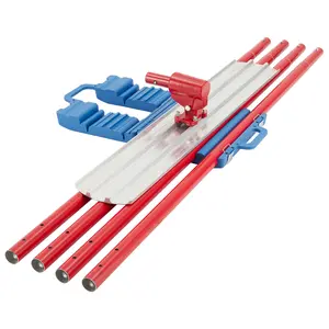48" Aluminum Alloy Bull Float - Concrete Finishing Tool with Adjustable Bracket & 4 Handles for Cement Paving/Construction
