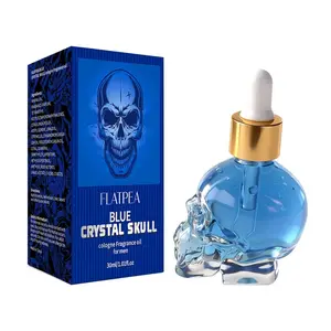 Aqua Blue Men's Perfume, Oceanic Fragrance, 30ML Eau De Cologne, Long-Lasting, Alcohol-Free, Portable, Ideal Gift, Daily Use, Date Night