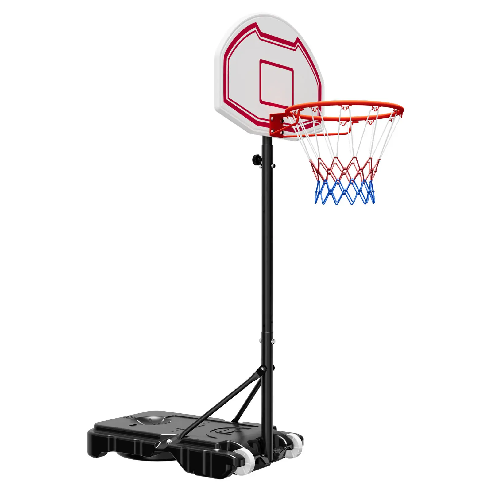 Portable Basketball Stand, Solid Frame, Ready to Play, Adjustable Height