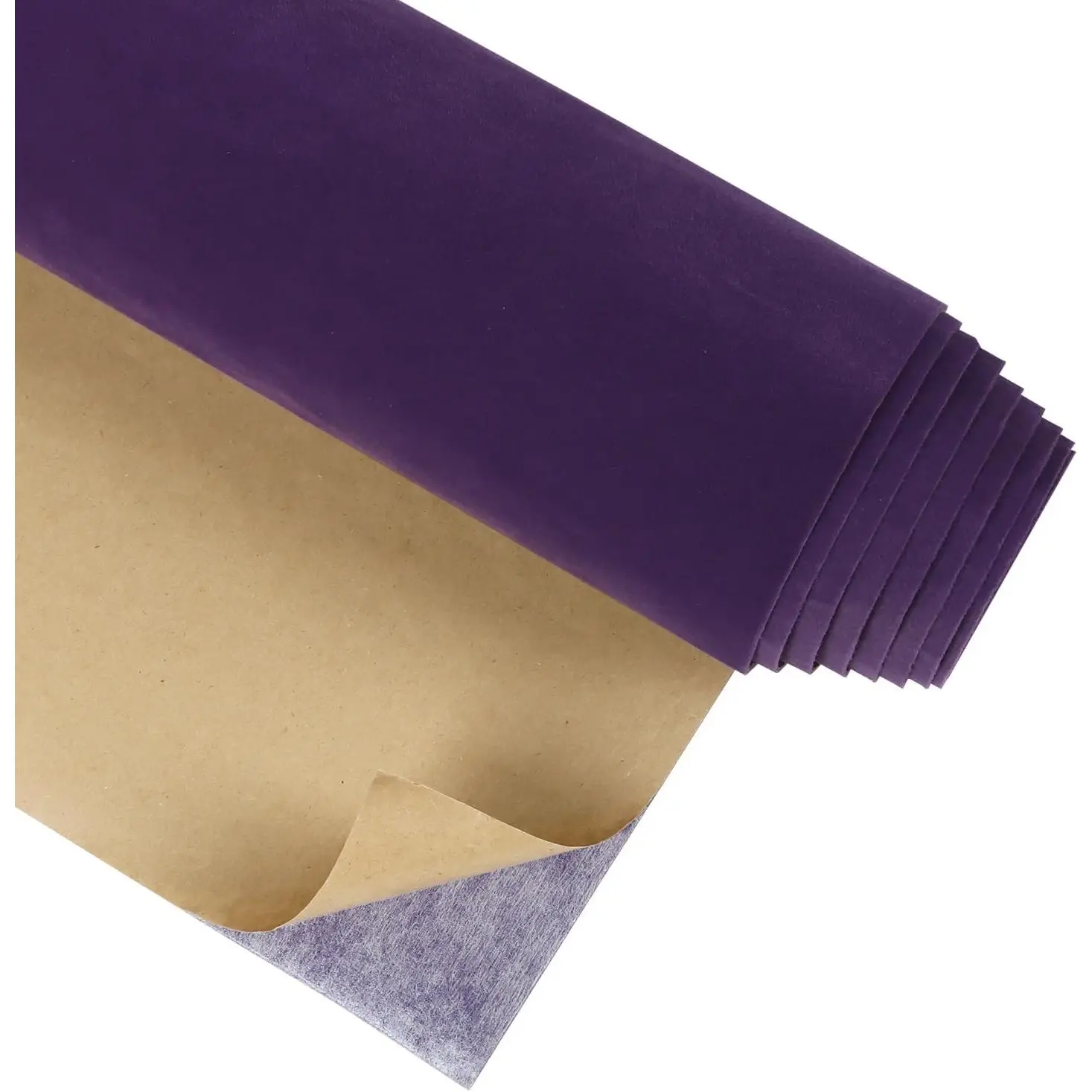 Wallpaper Peel and Stick  Drawer Liner for  Displays Self Adhesive Flocking Felt Liner Sticky Roll Fabric Contact Paper for Cabinets Drawers Lining Art & Crafts 12"x80"