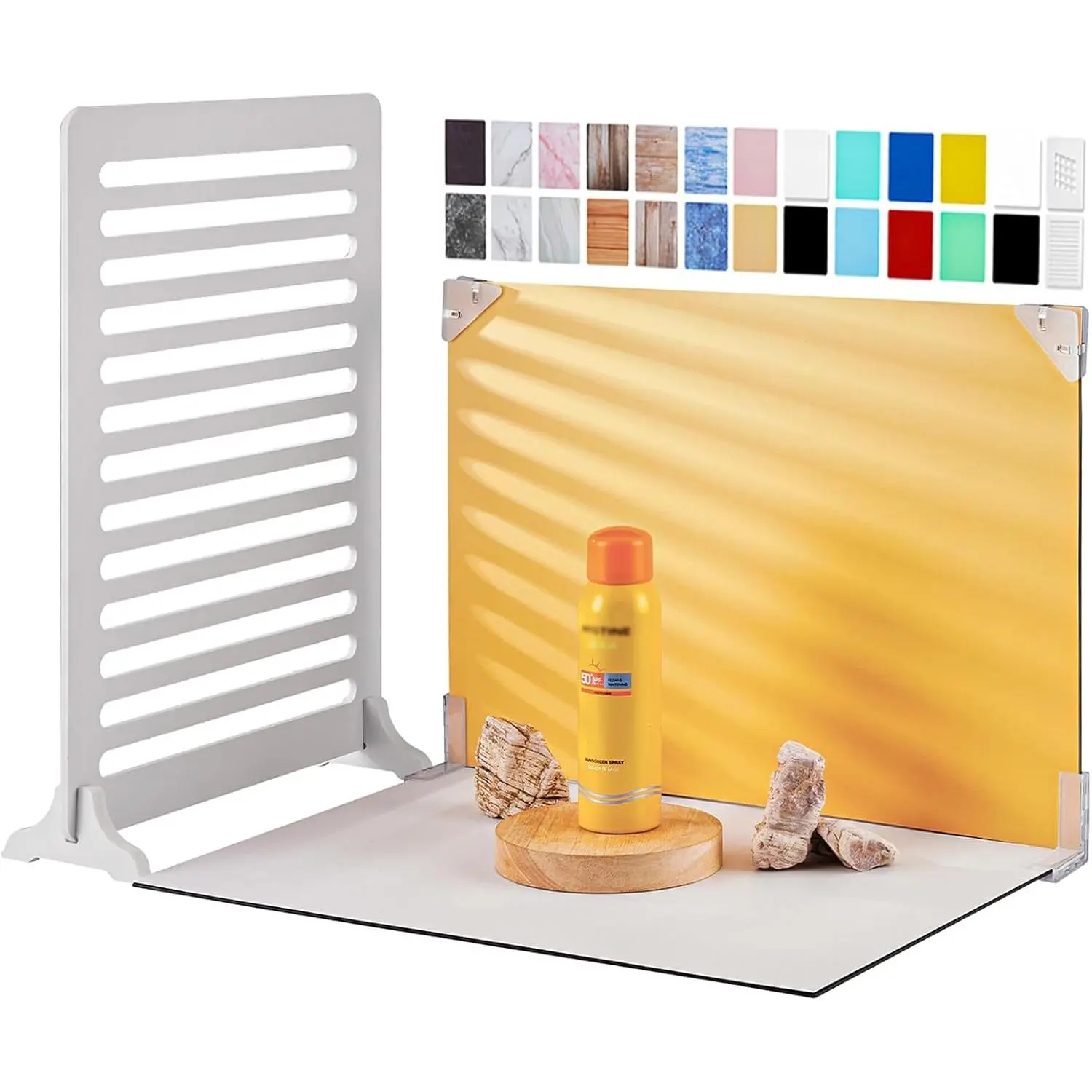 12 count 22Patterns Small Product Photography Backdrops Kit Photo Background  Photography Backdrop Board with Carrying Bag and Drawstring Bag(16.5X11inch)