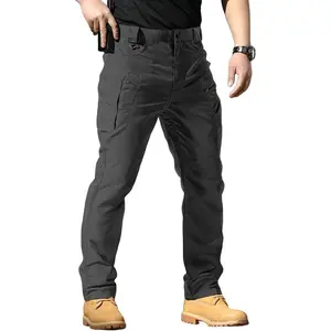 Luxury Premium Men's Wear Men's Stretch Tactical Pants,Water Resistant Ripstop Cargo Pants,Lightweight Outdoor Work Hiking Pants with Pockets(No Belt)