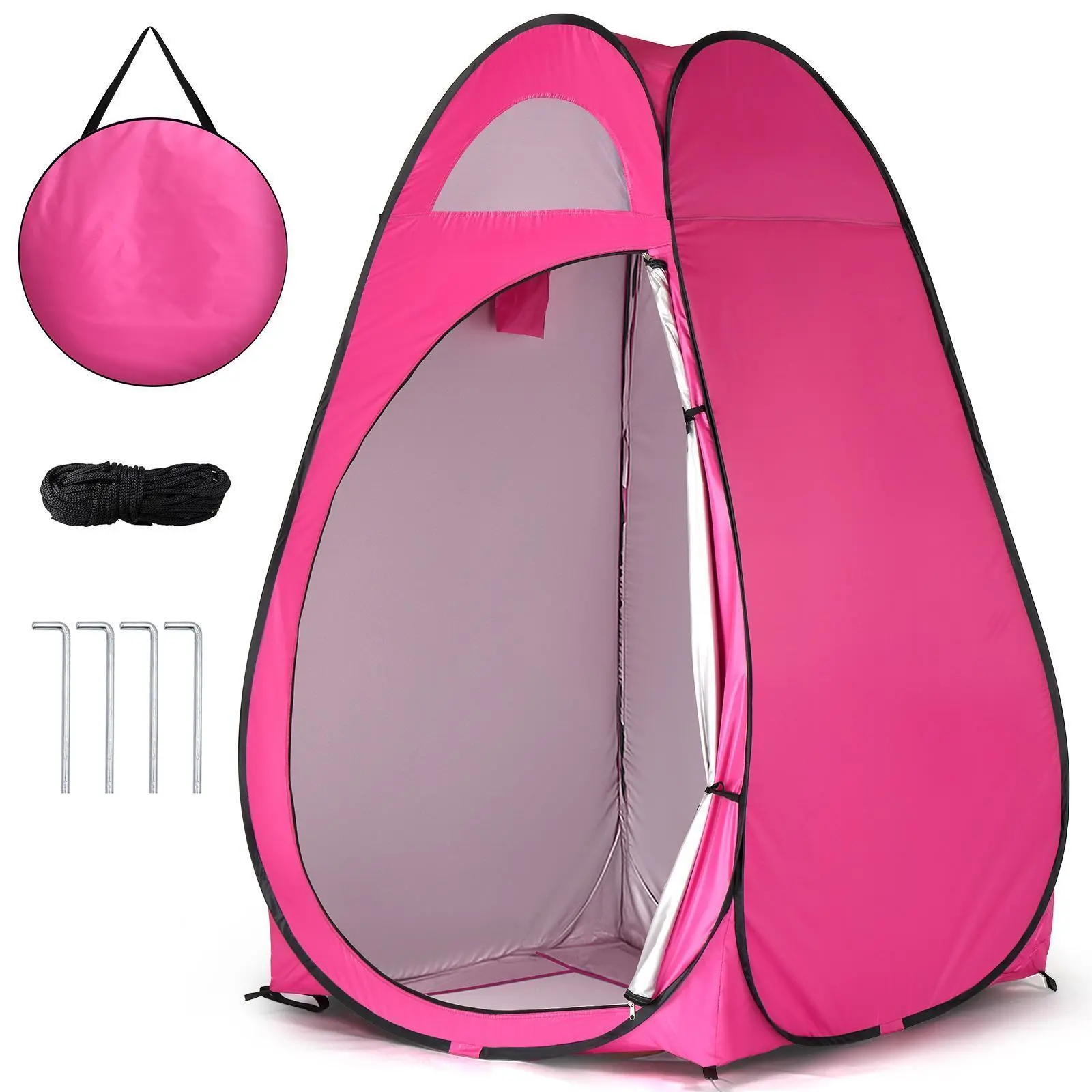 Outvita Camping Shower Tent, Portable Pop Up Changing Tent, Waterproof Dressing Room Privacy Tent Summervibes