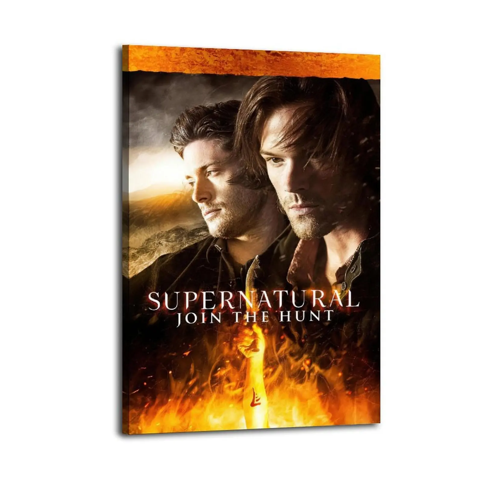 Supernatural Anime Frameless Canvas Wall Art, Home Decor Ornaments, Versatile Decoration for Living Room & Bedroom, Ideal Gift for Modern Families, Multi-Size, Pine Wood