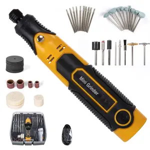 3.6V Cordless Rotary Tool Kit - Strong Magnetic Motor - 13000/15000/17000 RPM & 55 Accessories, Cordless Power Drill - Electronic Rechargeable Set for DIY Crafts