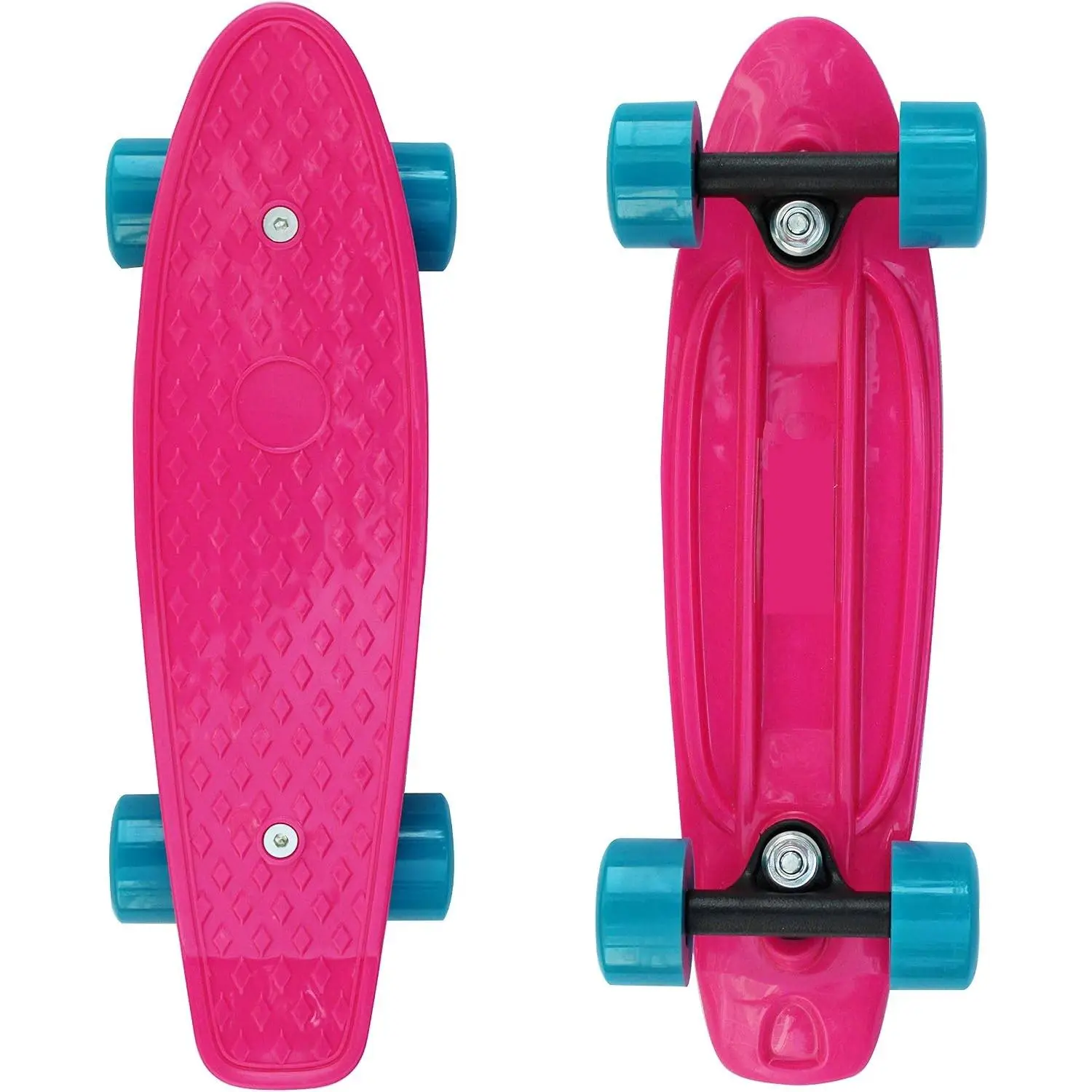 17x5 Inch Top Design Mini Cruiser Skateboard for Beginners with ABEC-7 Bearing and Soft PU Wheels