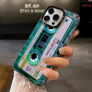 Cassette Creative Phone Case, suitable for Samsung Galaxy A37 A57 A17 A07 A16 A06 A35 A55 A25 A05S A15 A56 A54 A36 A34 A24 A26 4G 5G, suitable for iPhone 17/16/15/14/13/12/11/X/XS/XSMAX/XR/16E/17E, a gift for friends, family, and yourself