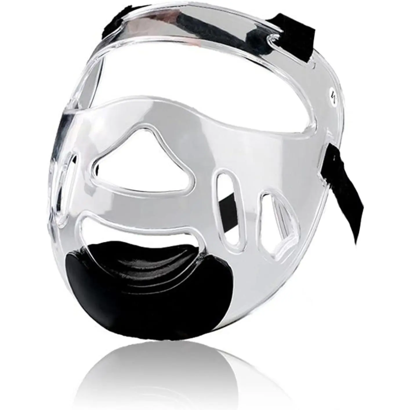 Portable Detachable Clear Face Guard Nose Protector for Taekwondo Karate Martial Arts Sports