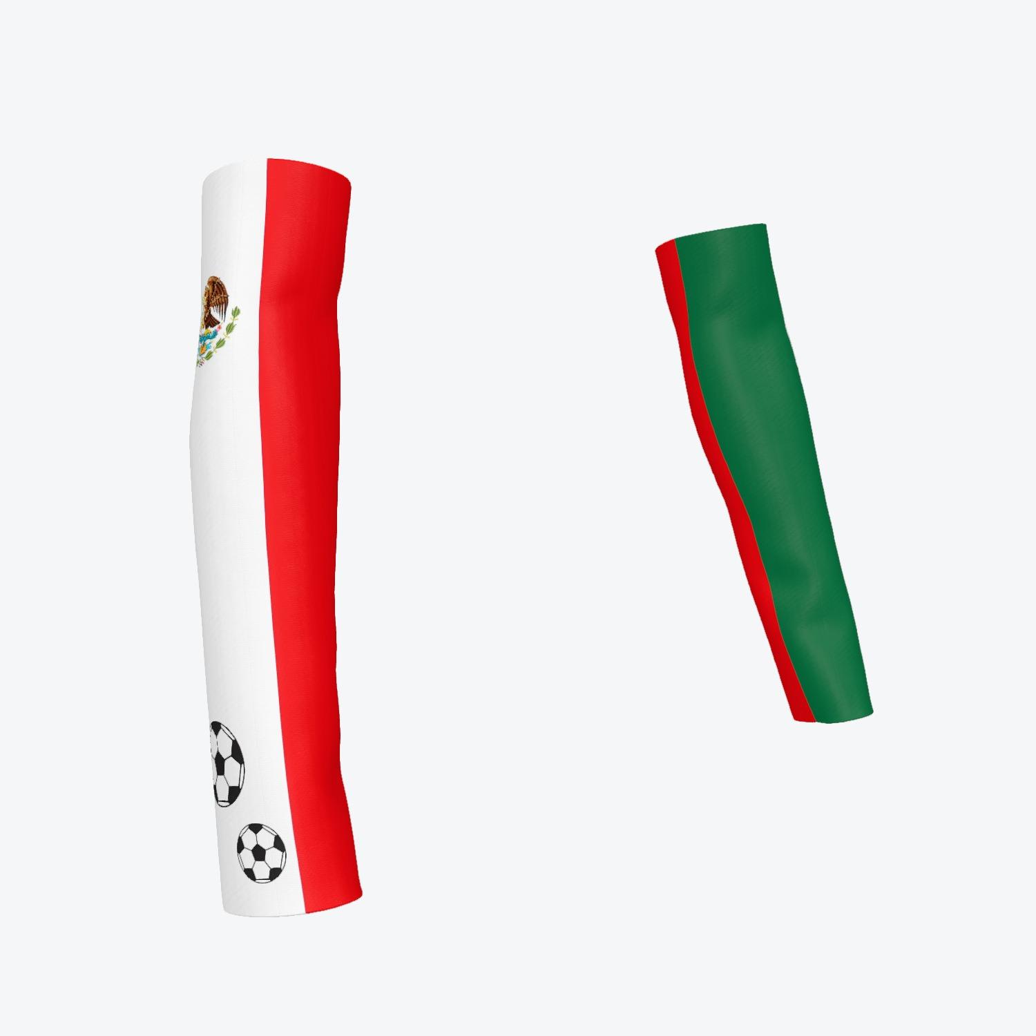 2026 World Cup Fan Arm Sleeves Sun Protection Breathable Stretch Team Spirit Wear Soccer Stadium Accessories For Usa Mexico Canada Supporters
