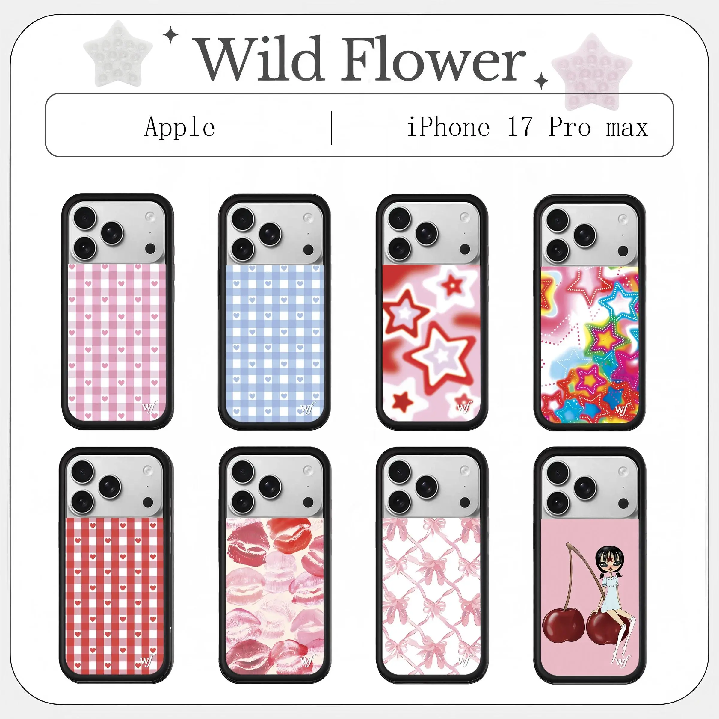 Cute 3D Wildflower Heart Cherry Flower Phone Case with Bow Ballet Dance Shoes Design - Protective Cover Accessories for iPhone 13 Pro, 12-17 Pro Max Various Models, Multiple Colors, Cute Accessories