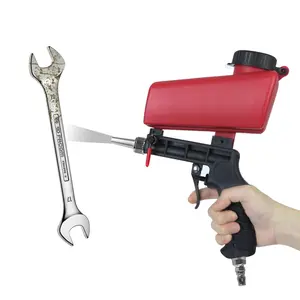 Handheld Pneumatic Blasting Device Set, 90PSI Portable Gravity Sand Blaster, Adjustable Small Sand Blasting Machine Sandblasting Machine, Automotive, Professional Car Body Repair Tool, Heavy Duty, Pressure, Industrial Power Tools Accessories, Tool Kit