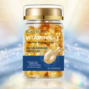 Vitamin C+e Essence Capsules, Contains Vitamin C and E, Liquid Form, Non-Flammable, Notified Via Scpn/cpnp, Elegant Packaging
