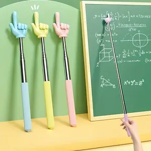 3 Colors Random Extendable Pointing Stick, Teaching Pointer, Reading Finger Extender, Teacher Aid, Ideal Gift for Easter and Day