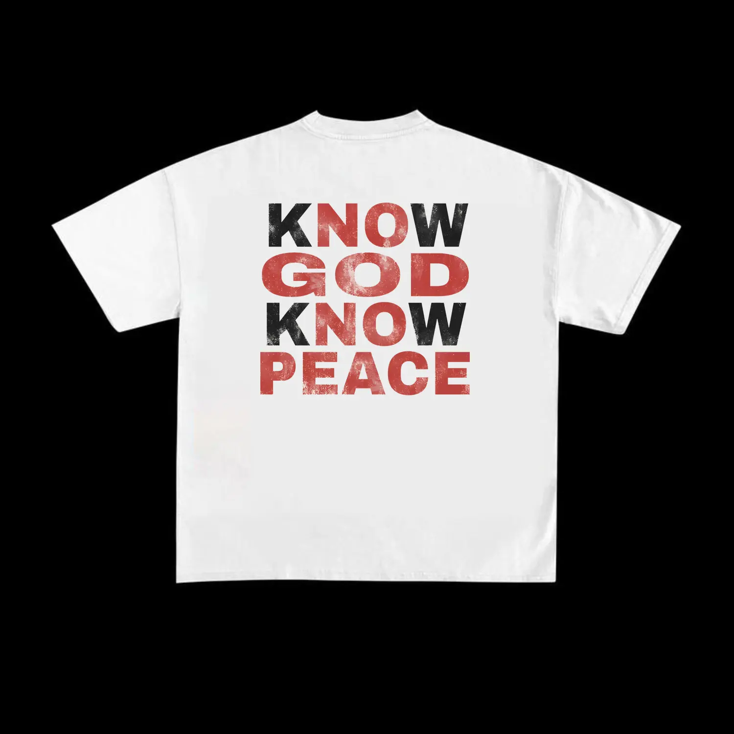 Know God Know Peace No God No Peace Inspirational T-Shirt For Women Faith Based Religious Graphic Tee Casual Cotton Crewneck Top