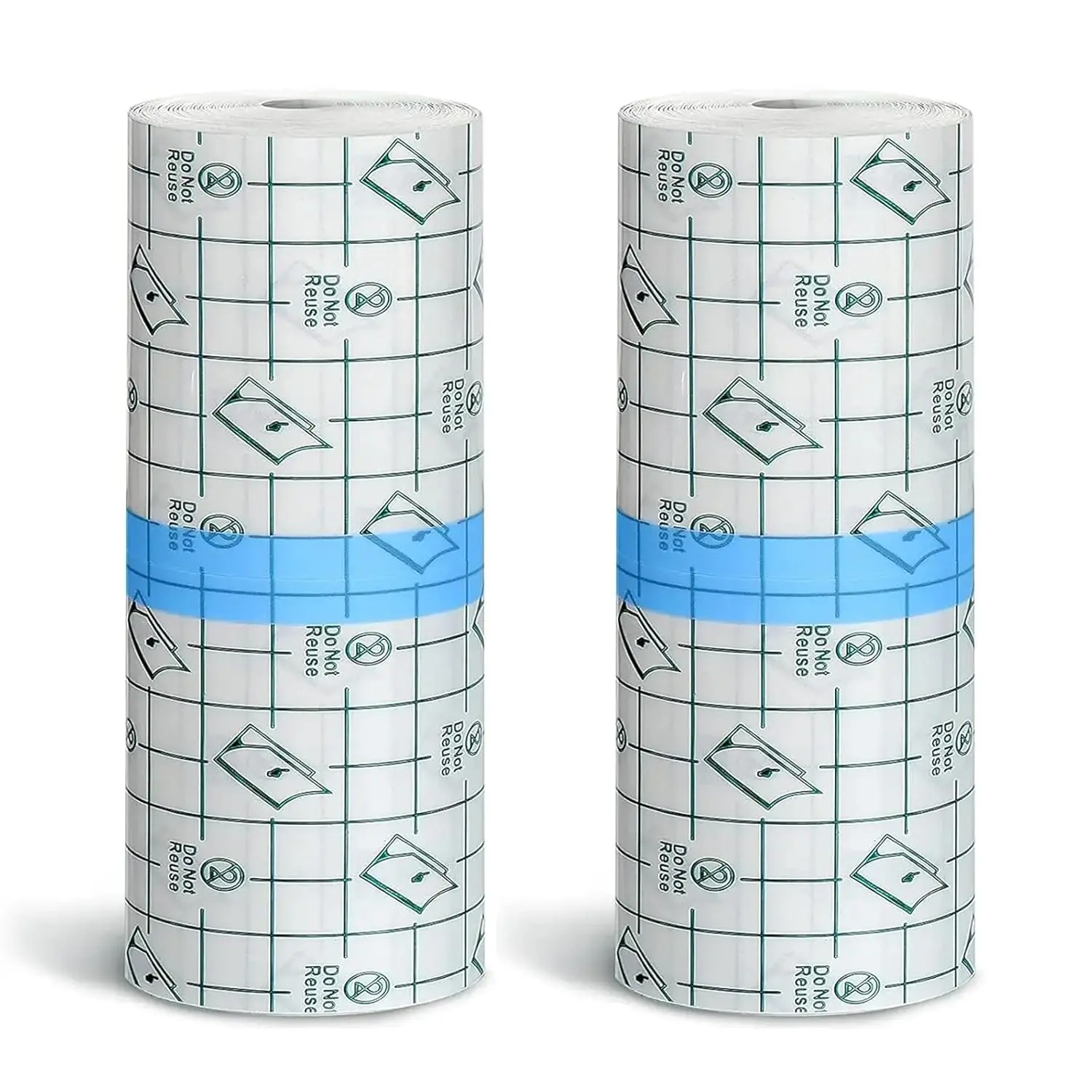 Tattoo Aftercare Bandage 2 Rolls 6"x 2 Yard Second Skin Tattoo Cover Up Patch Waterproof Tattoo Bandages Breathable Tattoo Cover Up Tape Transparent Tattoo Wrap for Tattoo Cover Protection Film