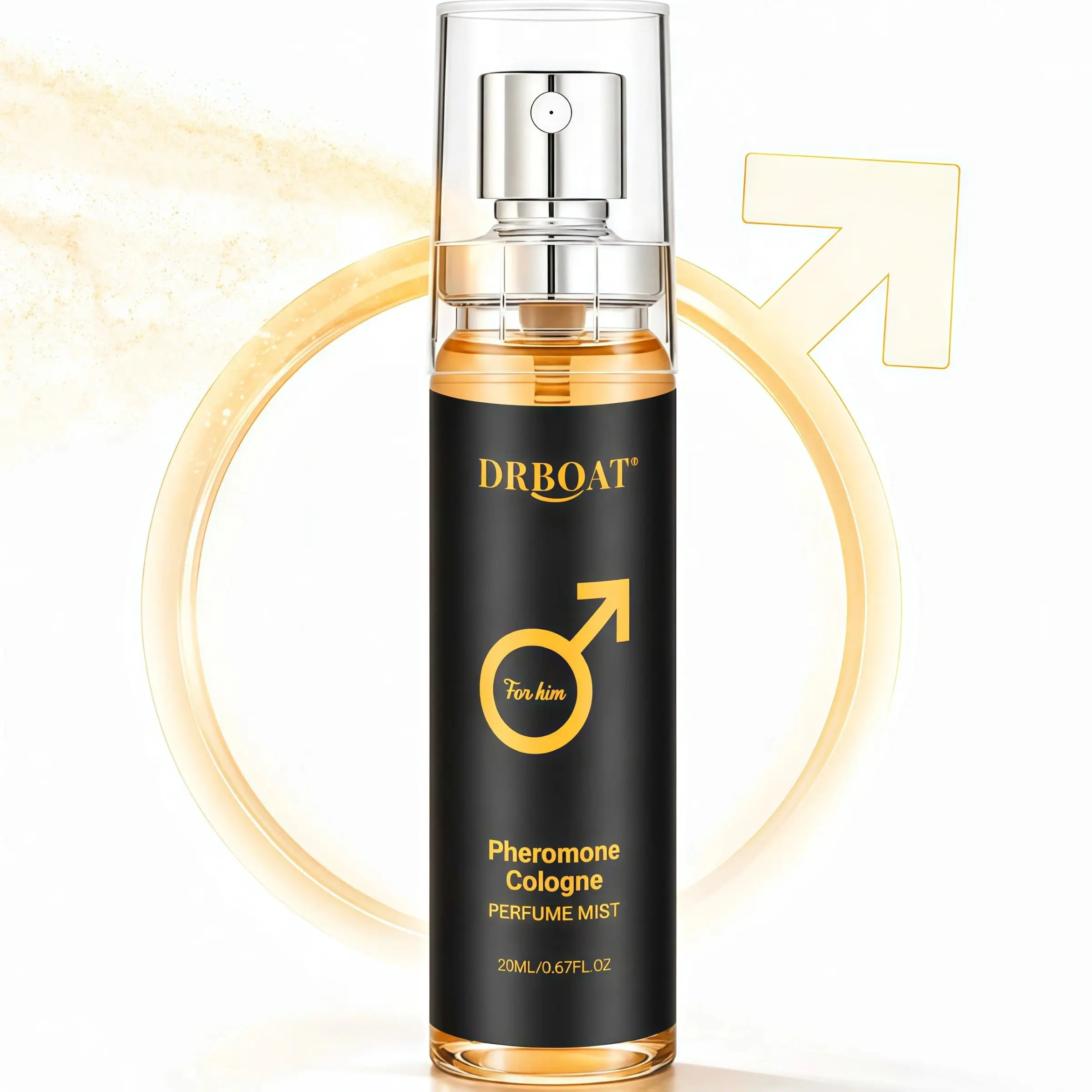 Cologne Pheromone Mist - Rich 20ml Perfume Mist for Women & Men,Woody Citrus Eau De Toilette,Dulcet Fragrance Body Oil, For Daily Use, Dating, Convenient for Travel.
