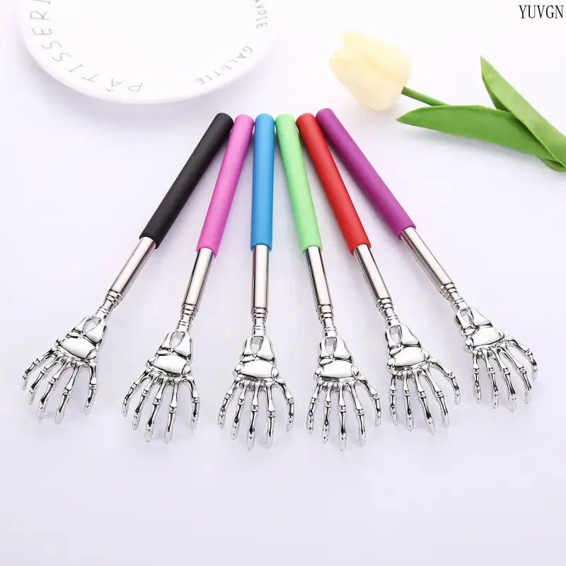 Retractable Ghost Hand Back Scratcher - Single Unit Body Care Hand Tool, Portable Self-Soothing Massage Accessory for Home Daily Itch Relief & Relaxation