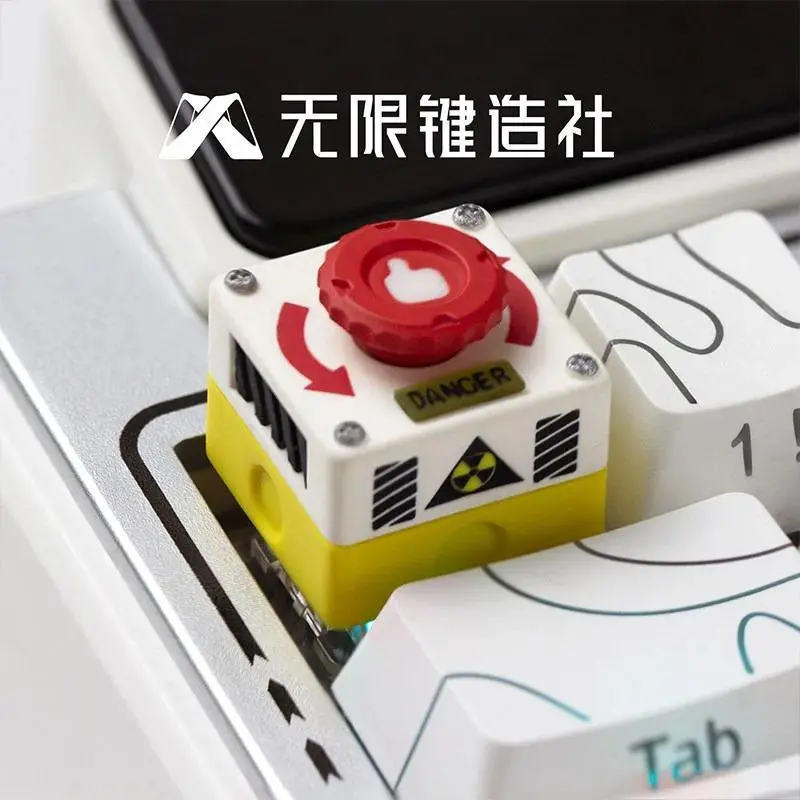 Emergency Switch Rotatable Personalized Key Cap Customized Resin Mechanical Keyboard Keycaps Single ESC Anime Decoration