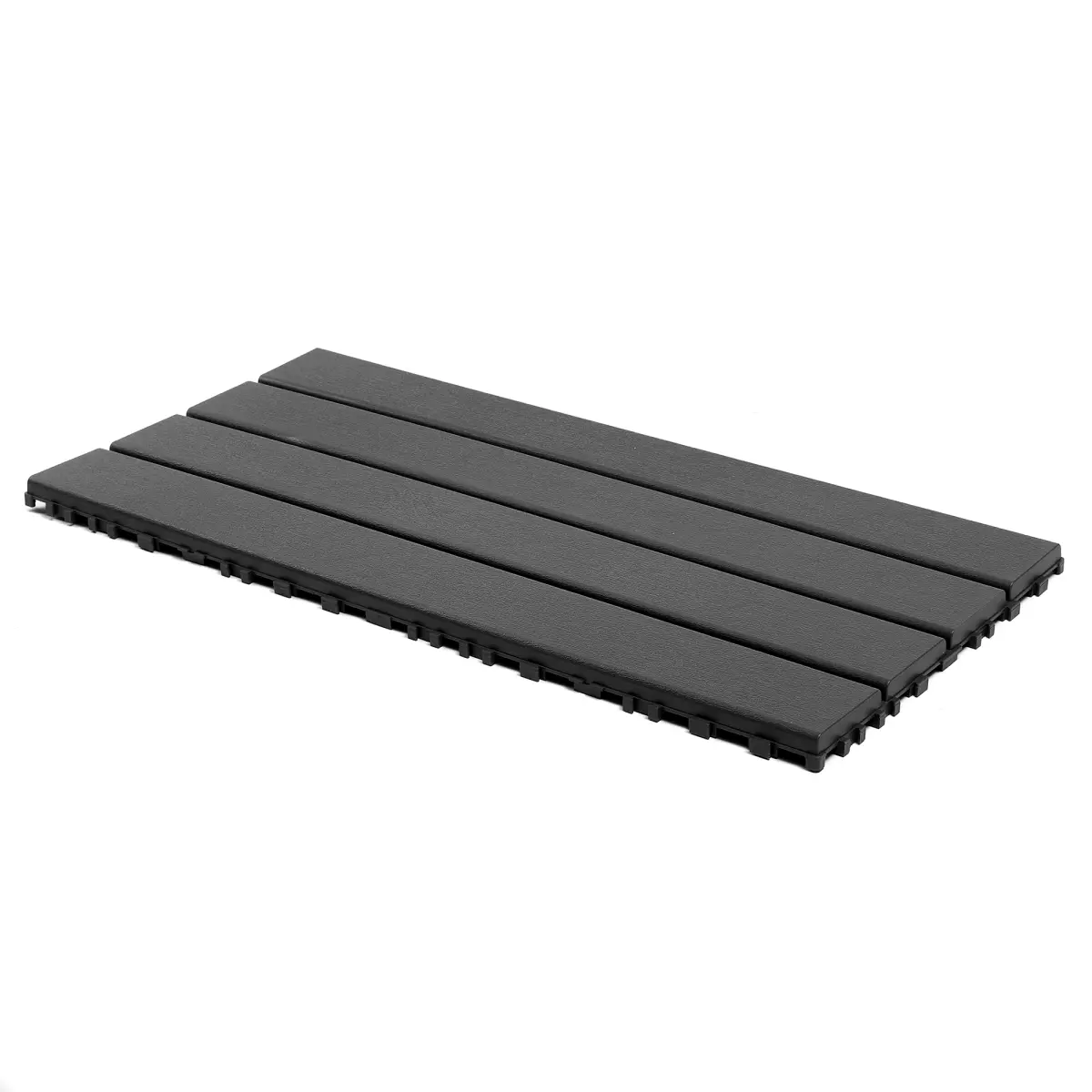 22 pieces of dark gray outdoor terrace deck tiles, DIY interlocking decking floor tiles, easy to install patio tiles, suitable for indoor and outdoor balcony backyard poolside DARK GRAY    RR