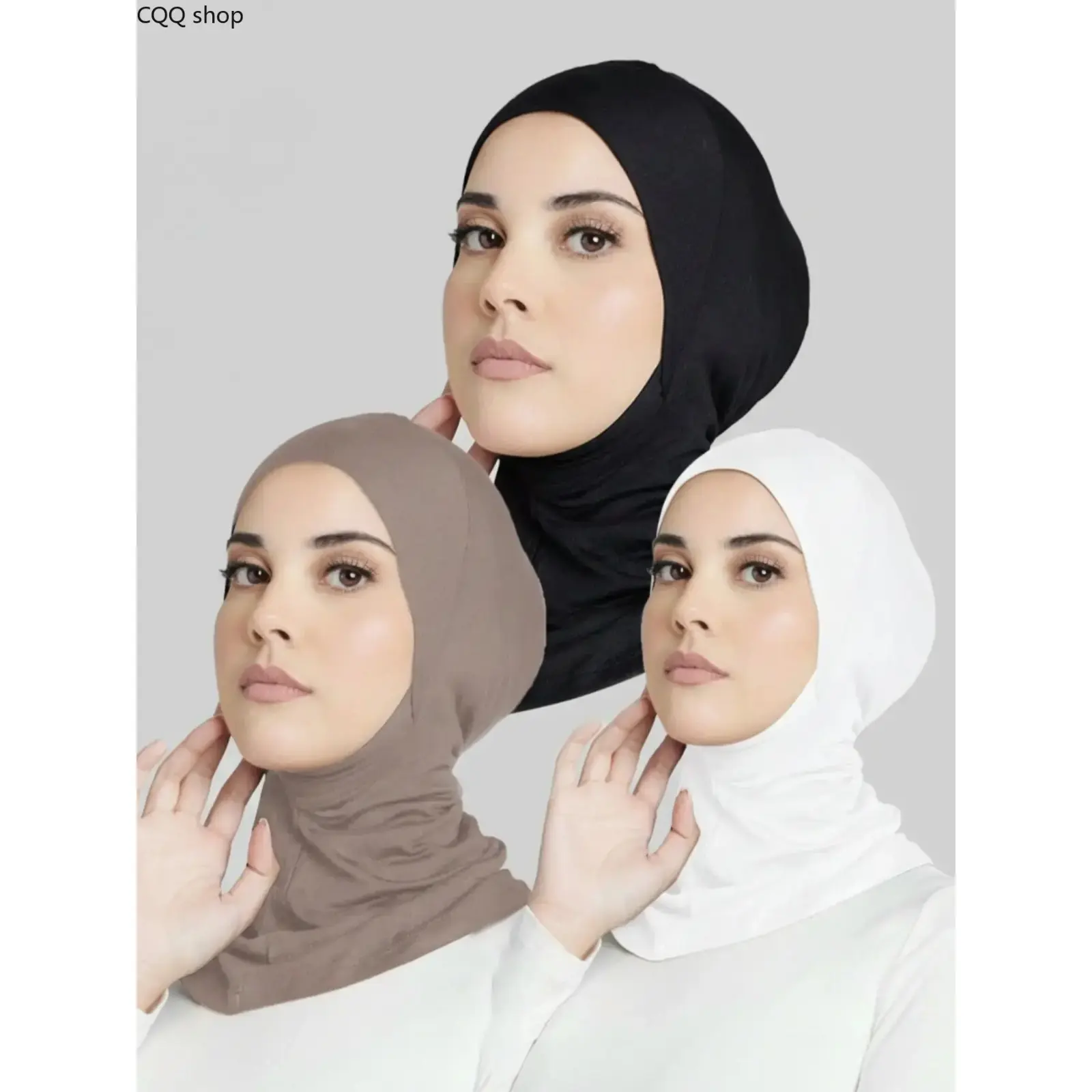 Women's Solid Color Instant Hijab, Casual Soft Comfortable Breathable Hijab for Daily Wear, Fashion Accessories for Women & Girls