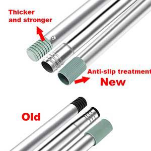 Upgraded broom and dustpan set, large size with long handle, upright design, very suitable for use in indoor and outdoor areas such as garages, kitchens, rooms, offices, and halls (green)