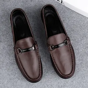 BDHJYDB Men'S Loafers Made of Soft with a Flexible Sole, Breathable for Summer, Perfect for Casual Business Wear And Easy to Slip on While Driving