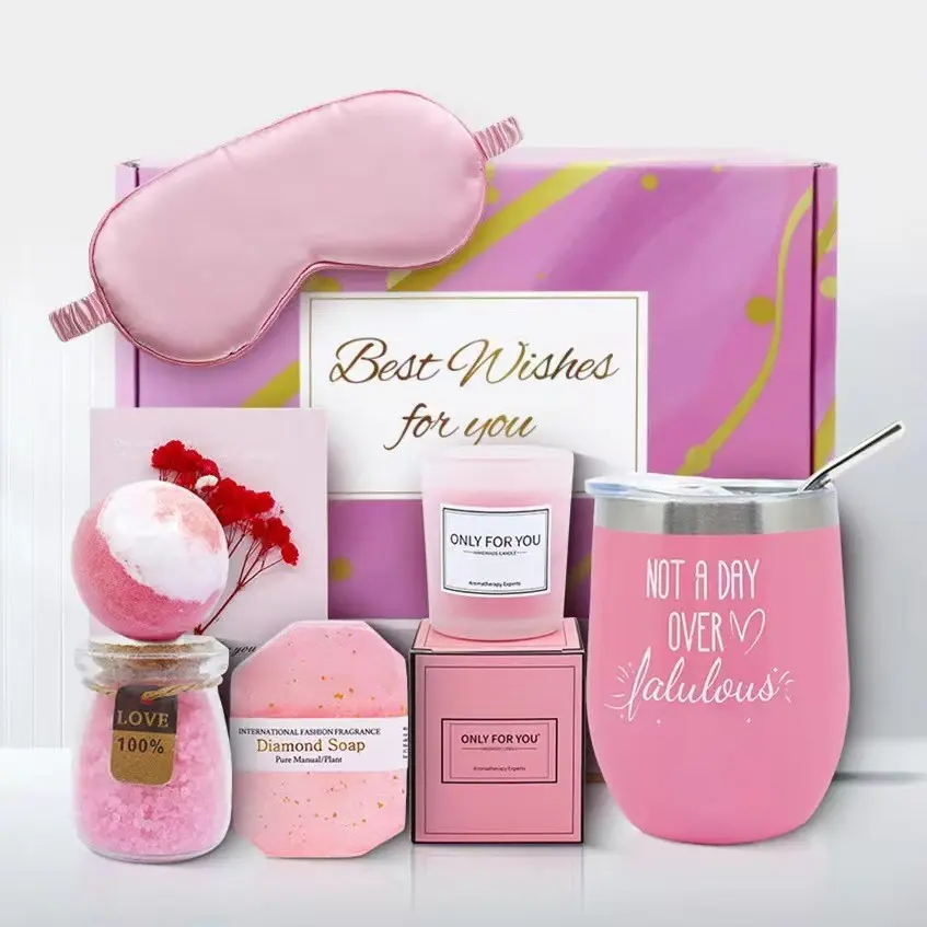 Christmas Gifts, Appreciation Gifts for Women Care Package, Get Well Soon Gifts for Mom, Her, Girlfriend, Bestie, Sister, Wife - Birthday , Self Care Gift Basket