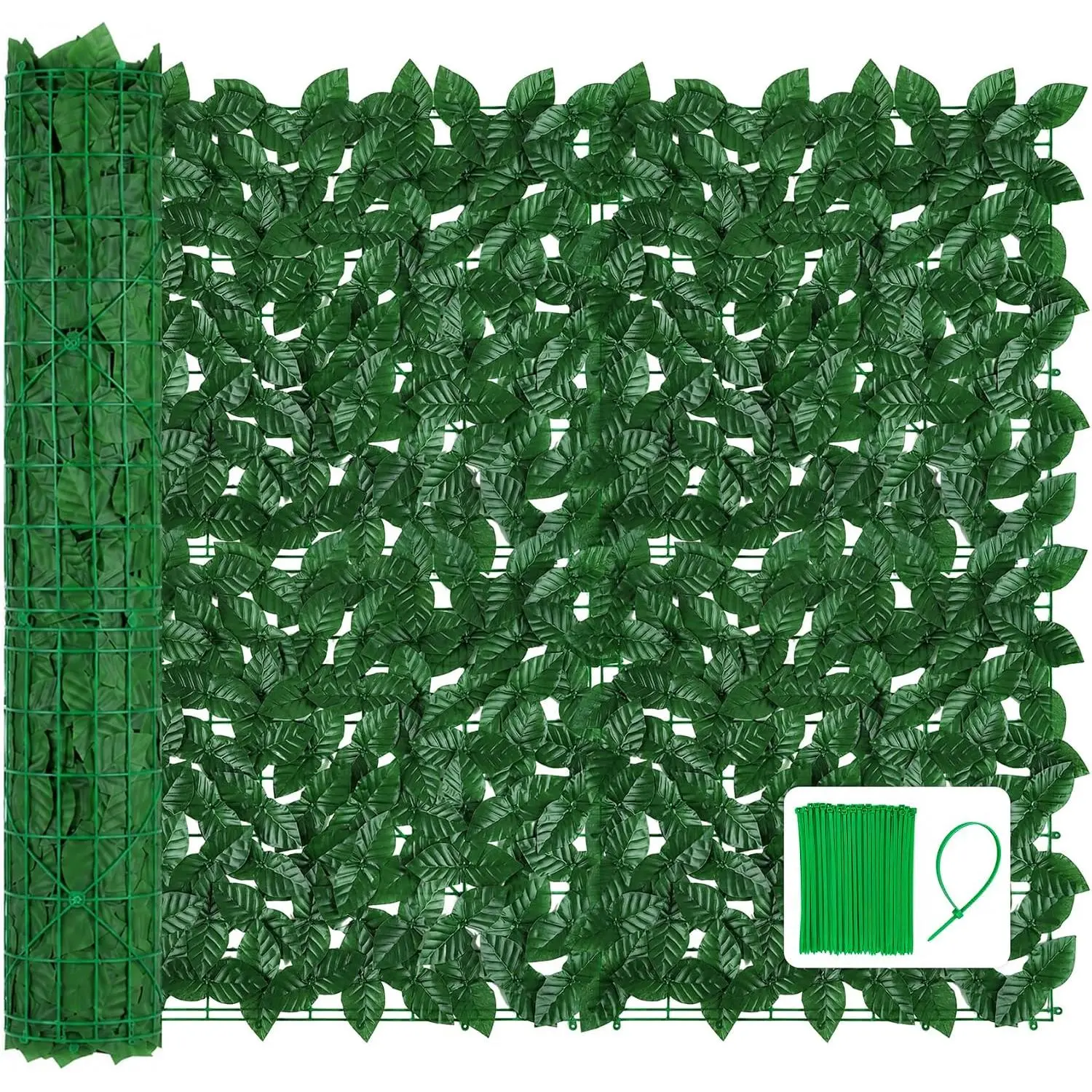 120x40inch Artificial Ivy Privacy Fence Wall Screen - Faux Greenery Backdrop Ivy Vine Leaf Hedges Fence Panels for, Balcony,, Backyard Indoor Decor