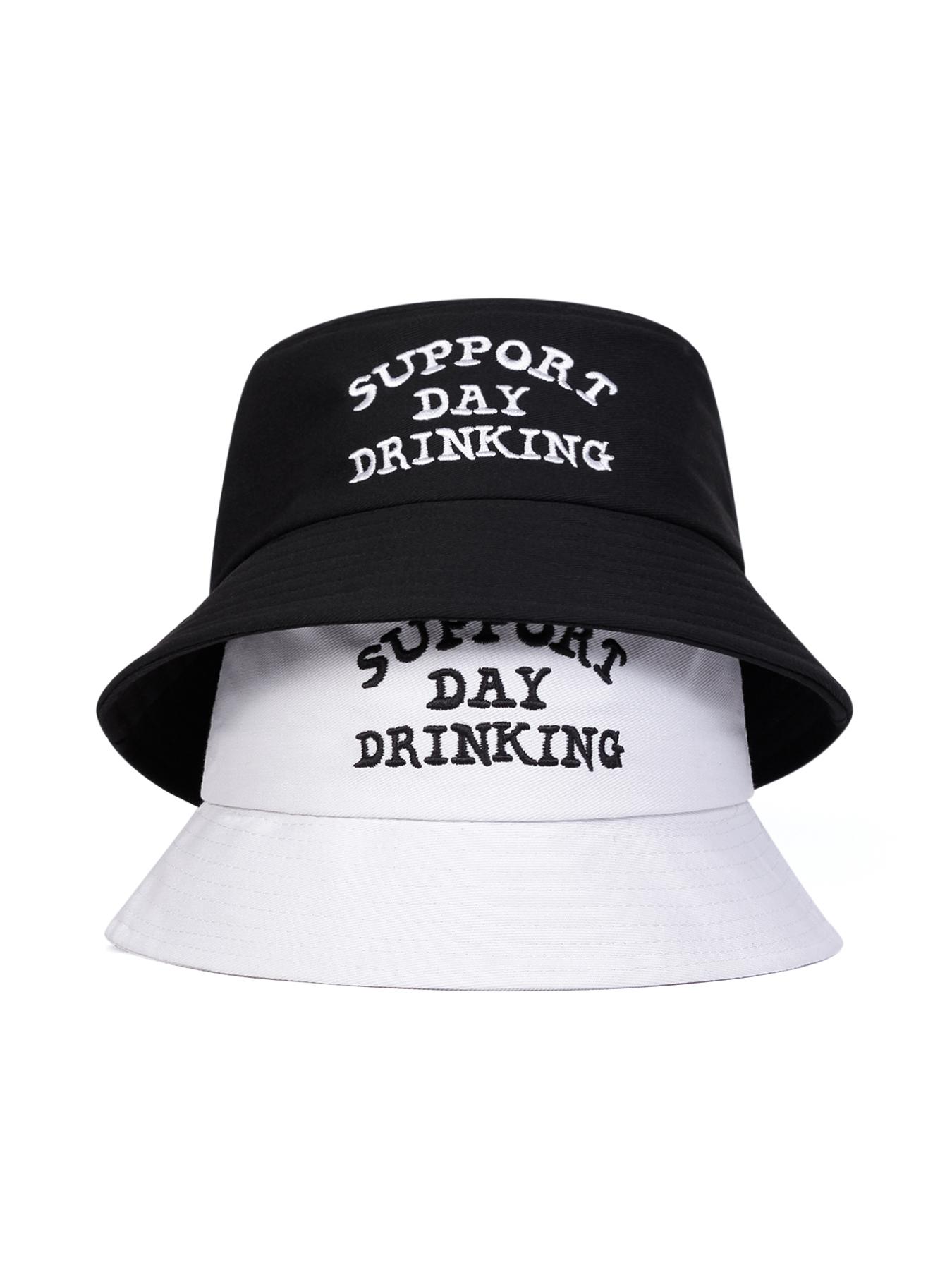 Women’s Embroidered Fisherman Hat for Sun Protection, Lightweight Casual Outdoor Travel Cap, Stylish Accessories for Activities