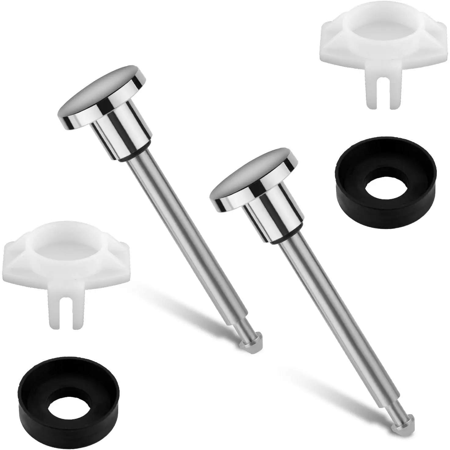 2pcs Tub Spout Diverter Repair Kit, Includes 2 Diverter Valve Stems, 2 Seals and Diverter Gates for Leaky Bathtub Faucet Shower Bathtub Spout Repair