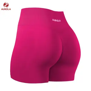 AUROLA Dream Workout Shorts for Women New Colors! May Roll Up and not squat proof Seamless Soft Smooth Gym Yoga Scrunch Active Shorts