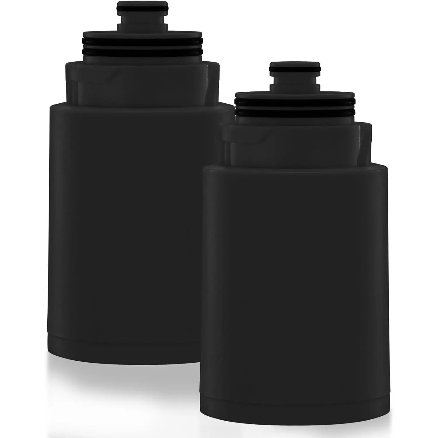 Ryamen Shower Head Filter Replacements, Only for Dual 10" Filtered Shower Head Combo, ≥90% Effective Chlorine Removal, 2-Pack (Black)