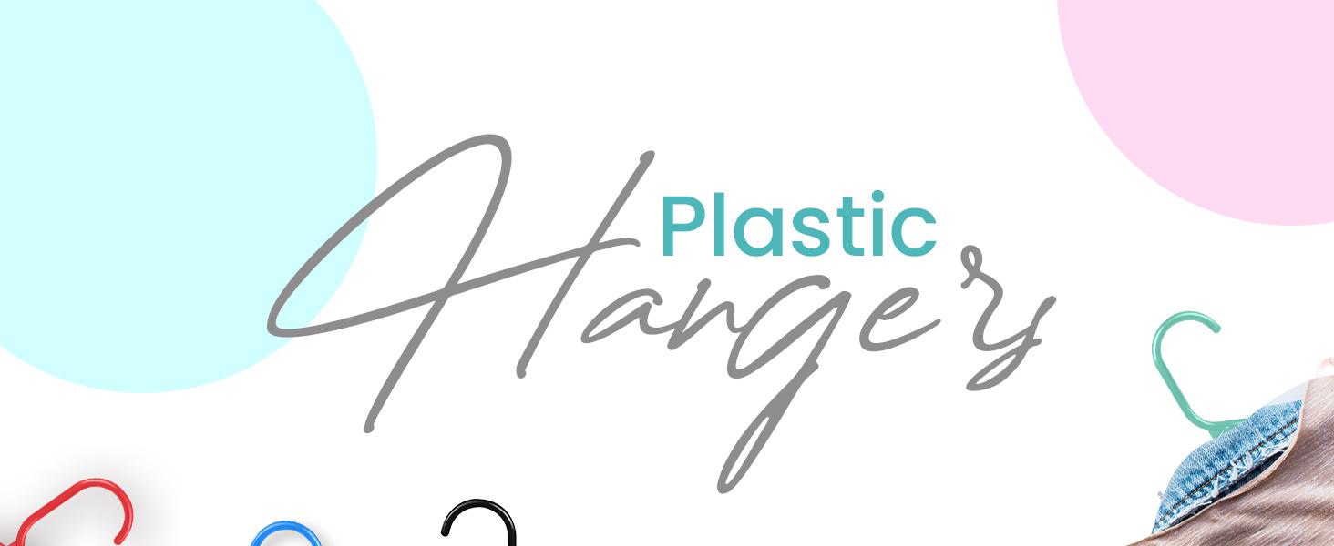 Hangers 100 Pack - Space Saving Clothes Hanger - Durable & Strong Closet Organizers and Storage with Built-in Strap Hooks - Essential for Shirts, Pants, Skirts & Coats (Black)