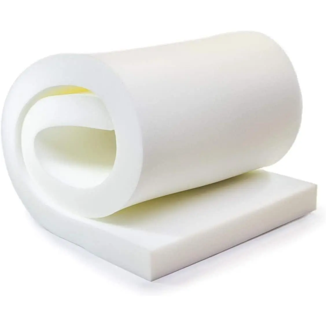 Upholstery High Density 2" Height x 24" Width x 72" Length Home or Commercial Use Seat Replacement Cushion Made in USA Foam