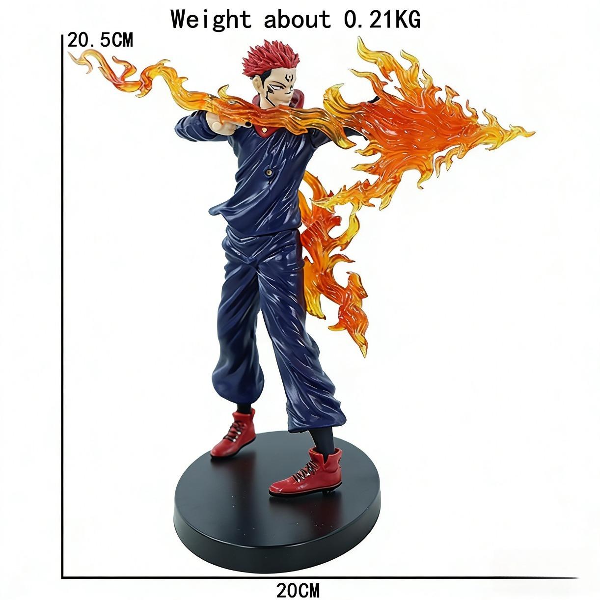 "Jujutsu Kaisen" Sukuna (Ryomen Sukuna) Figure Model — Desktop Statue Ornament, Boxed Collectible Figurine, Cool Anime Merchandise; Approx. 12.2 Inches Tall; Ideal for Birthdays, Christmas, Halloween, and Anniversaries.