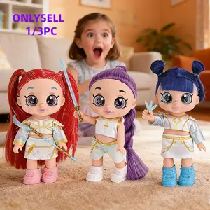 Platinum Edition Kpop Idol Girl Group Dolls, Rumi Mira Zoey Anime Action Figures, 5D Glitter Eyes, Jointed, Articulating Figurines, Fan Collectibles, Kids Gifts, 7/10/13 Inch
